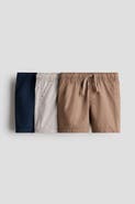 H&M 3-pack Cotton Shorts