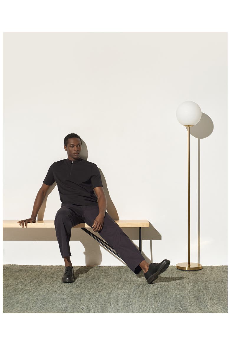 Luna 65" Modern LED Floor Lamp with Glass Globe Shade, Alternate, color, BRASS