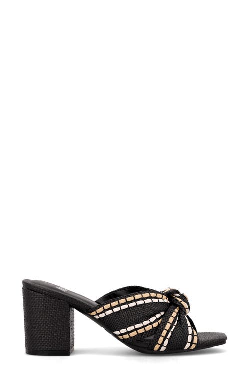 Shop Mia Hania Block Heel Sandal In Black