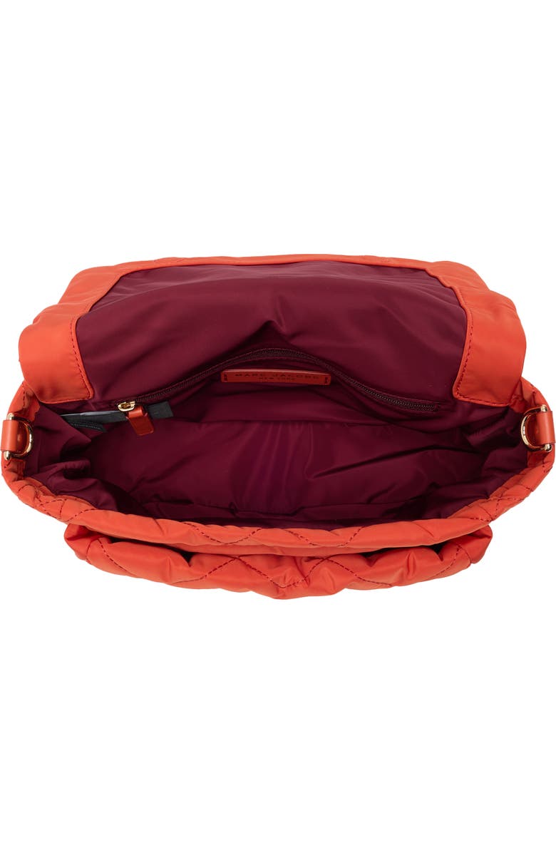 Marc Jacobs Quilted Nylon Utility Messenger Bag, Alternate, color, Sunset