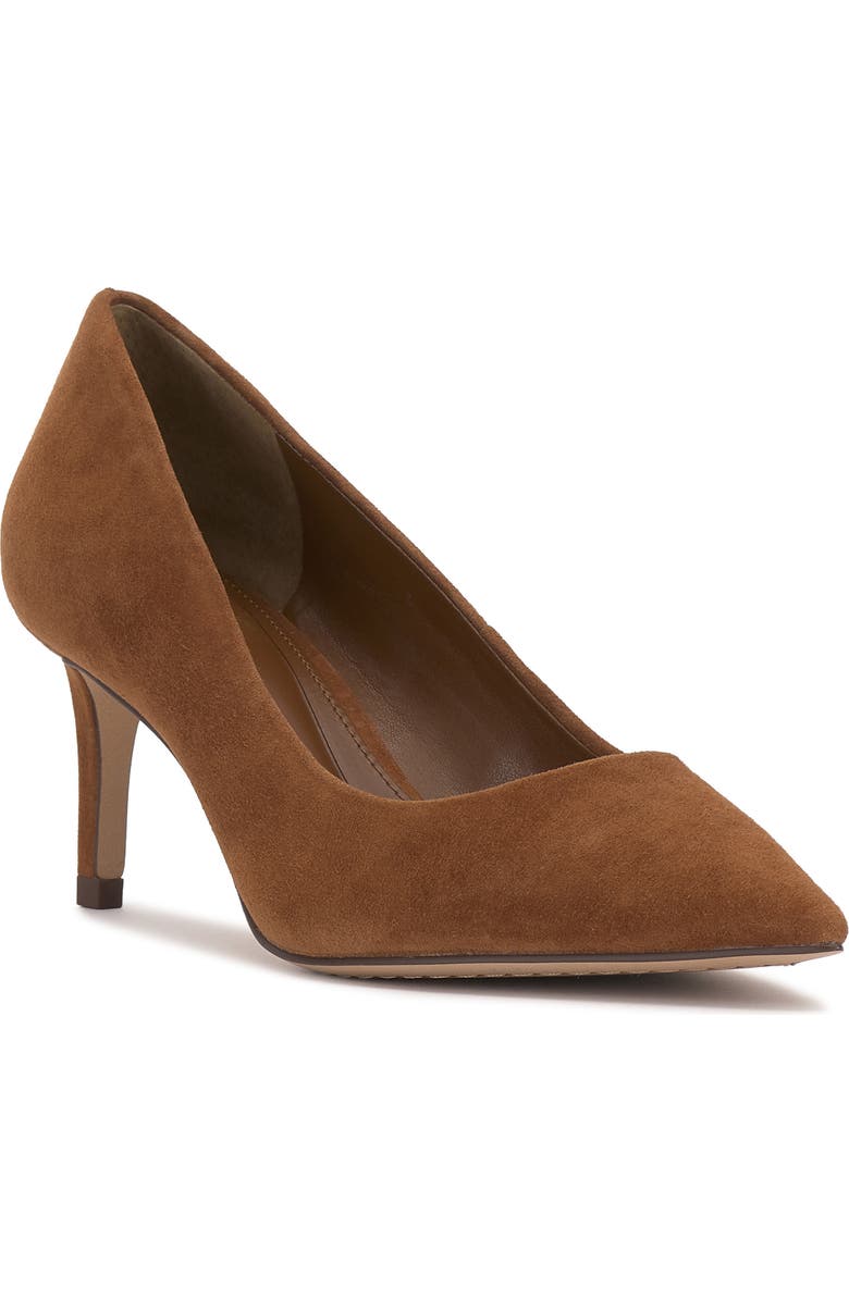 Vince Camuto Kehlia Pointed Toe Pump, Main, color, Burnt Sugar Torsue