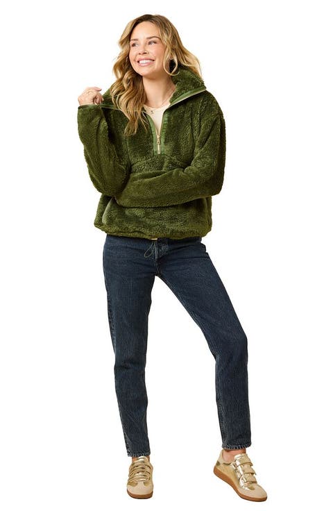 DreamPlush 1/4 Zip Pullover Jacket