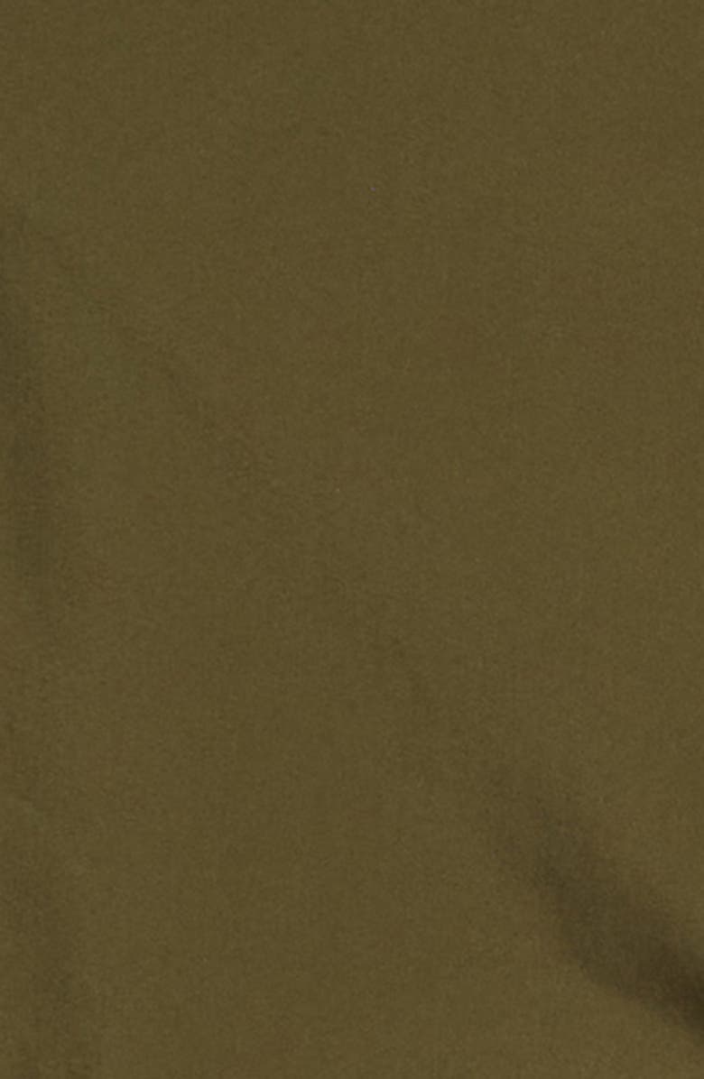 Save The Duck Kids' Qiana Waterproof Hooded Rain Jacket, Alternate, color, Dusty Olive