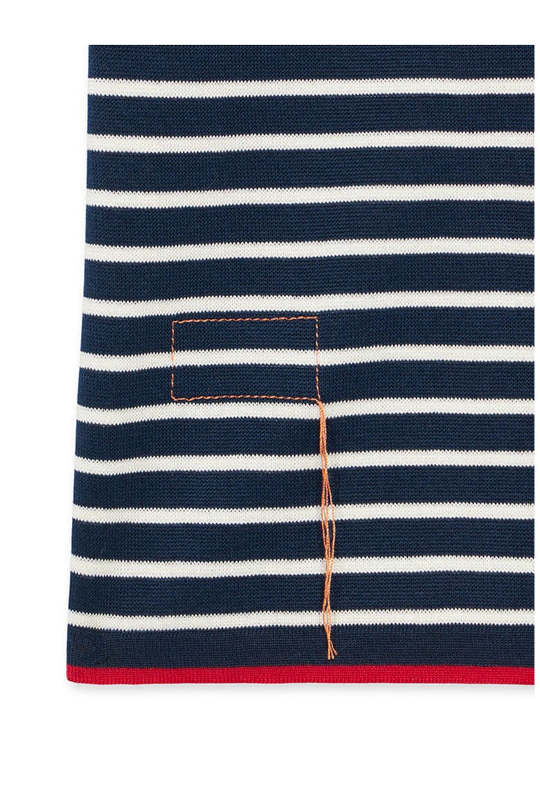 Andy Polo Short Ribbed Sleeve, Alternate, color, BLUE