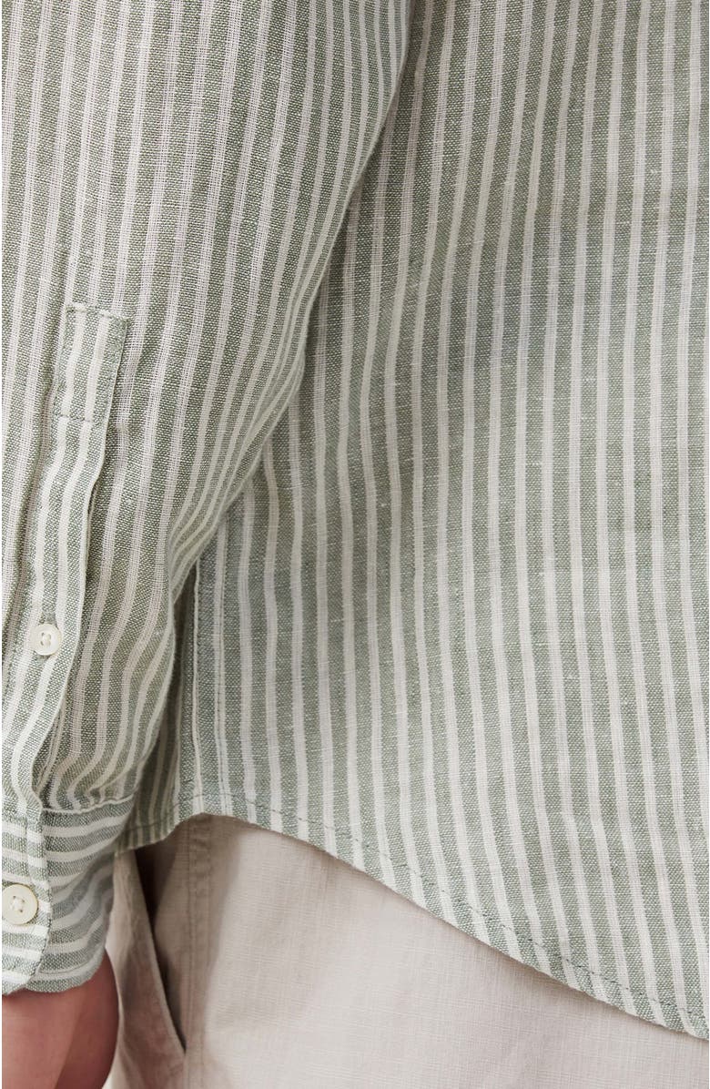 Cotton On Linen Long Sleeve Shirt, Alternate, color, 