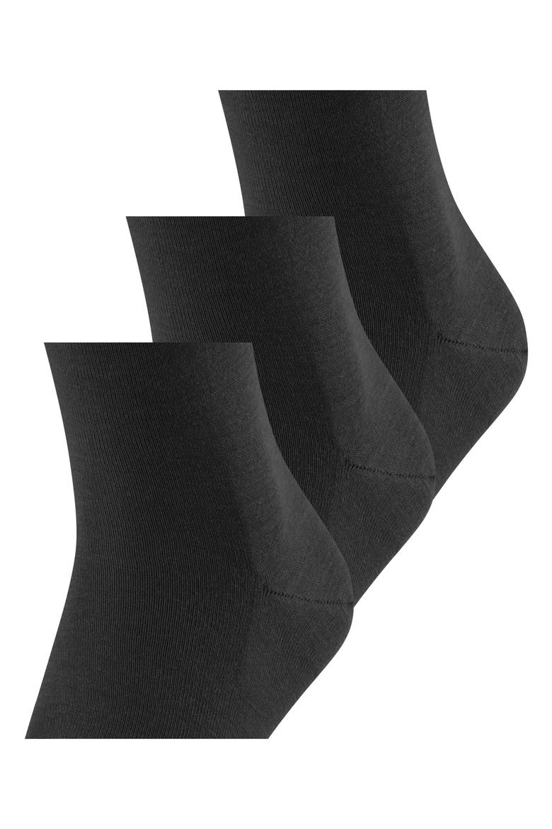 Airport 3-Pack Dress Socks, Alternate, color, BLACK