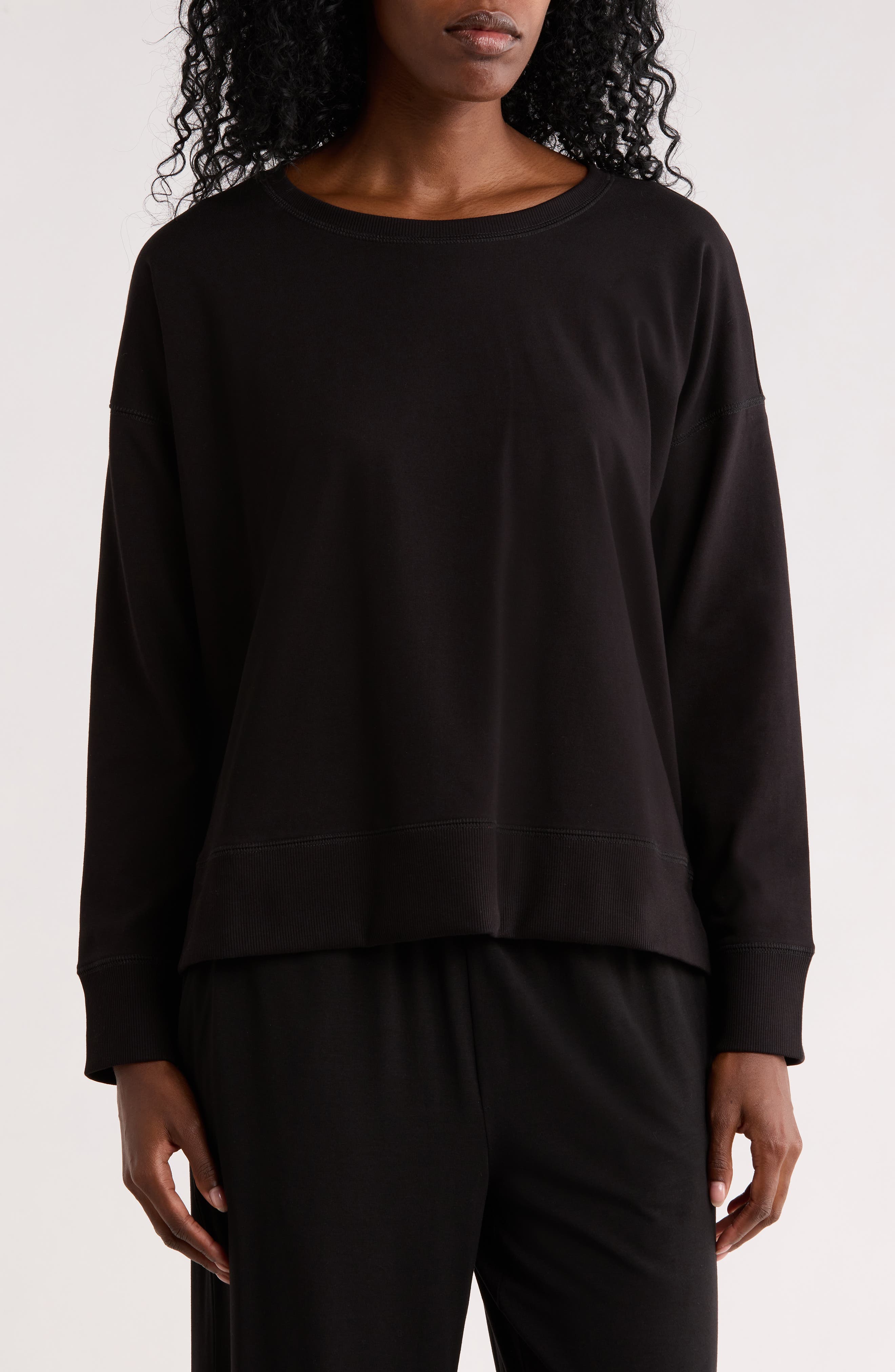 Eileen Fisher Crewneck Long Sleeve T-Shirt