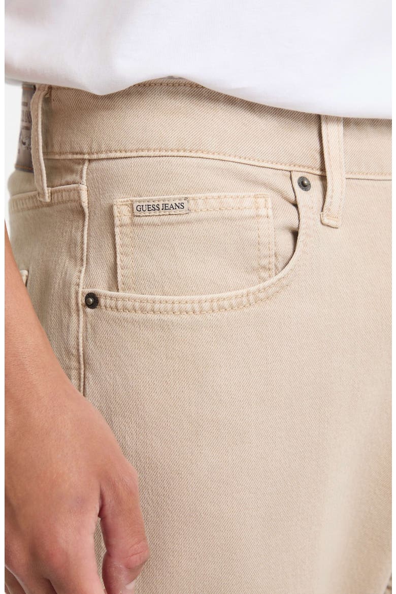 G16 Relaxed Straight Leg Jeans, Alternate, color, BEIGE