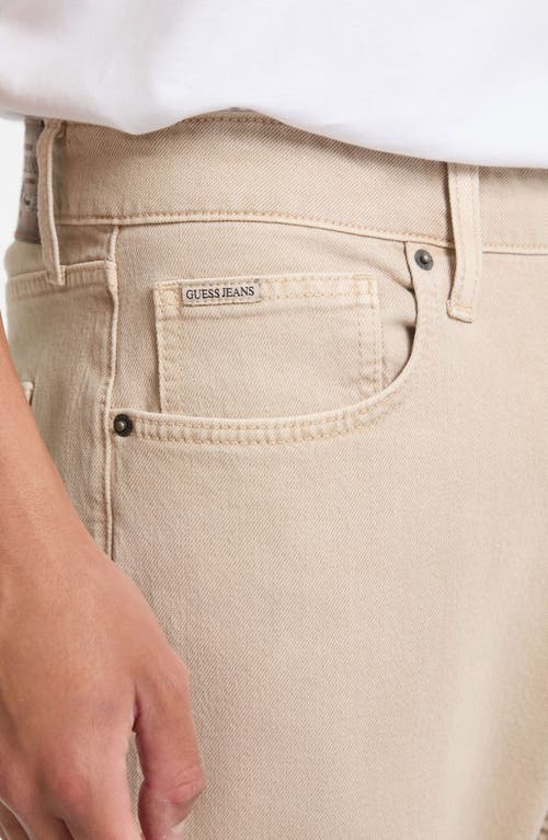 Guess Jeans G16 Relaxed Straight Leg Jeans In Beige