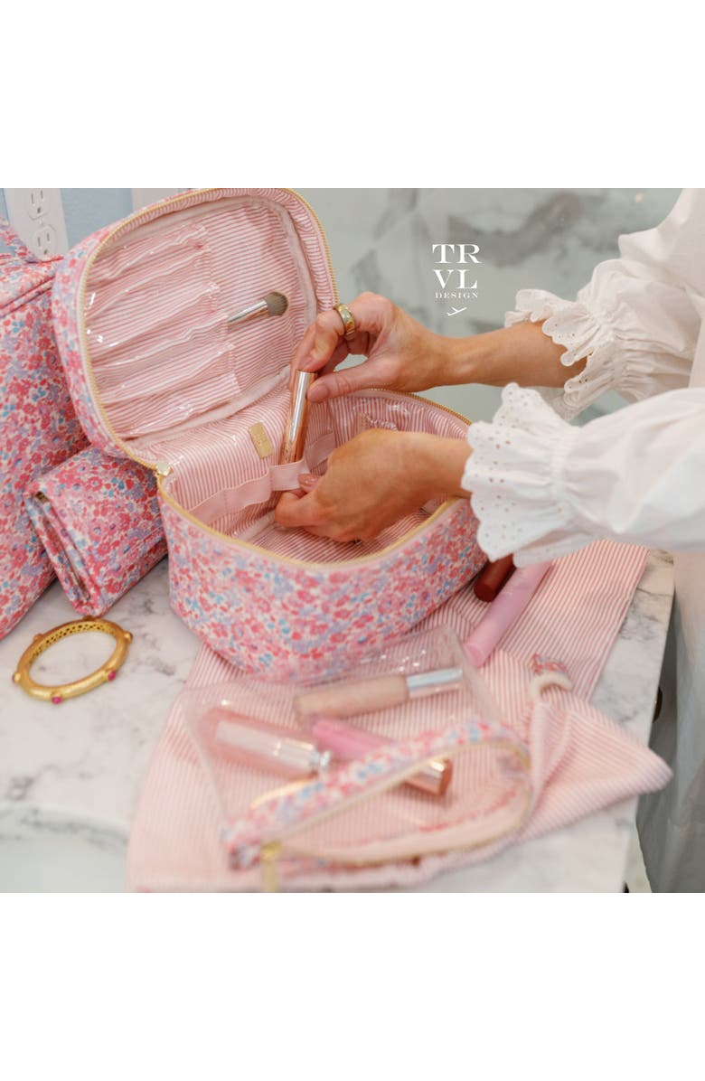 TRVL Design Marseille Train Case, Alternate, color, Pink