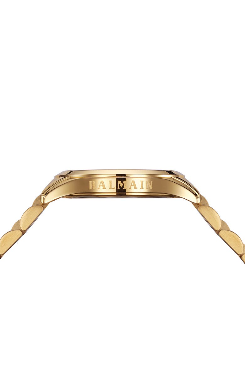 Balmain Classic R Diamond Bracelet Watch, 34mm, Alternate, color, Yellow Gold Pvd Coating