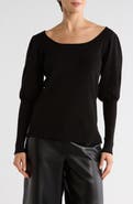 PATRIZIA LUCA Puff Sleeve Sweater