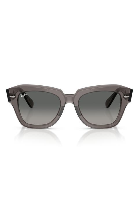 State Street 49mm Gradient Square Sunglasses