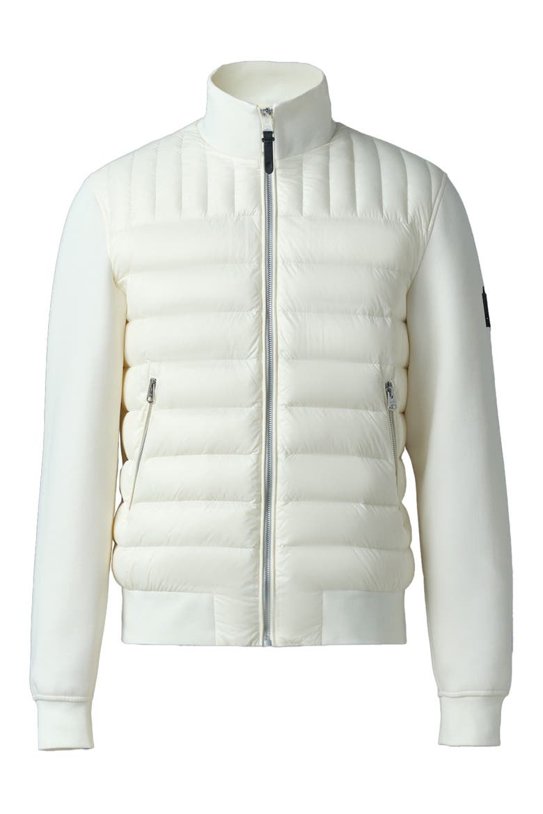 Collin-R Quilted Down Puffer Jacket, Alternate, color, CREAM
