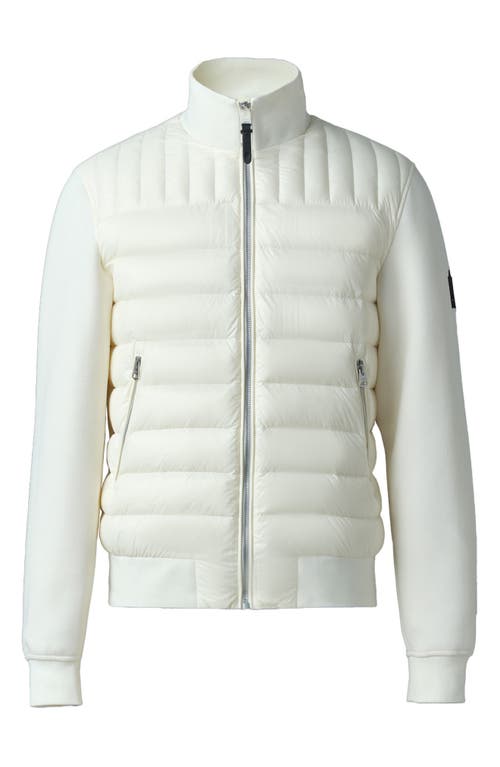 Mackage Collin-r Quilted Down Puffer Jacket In Cream