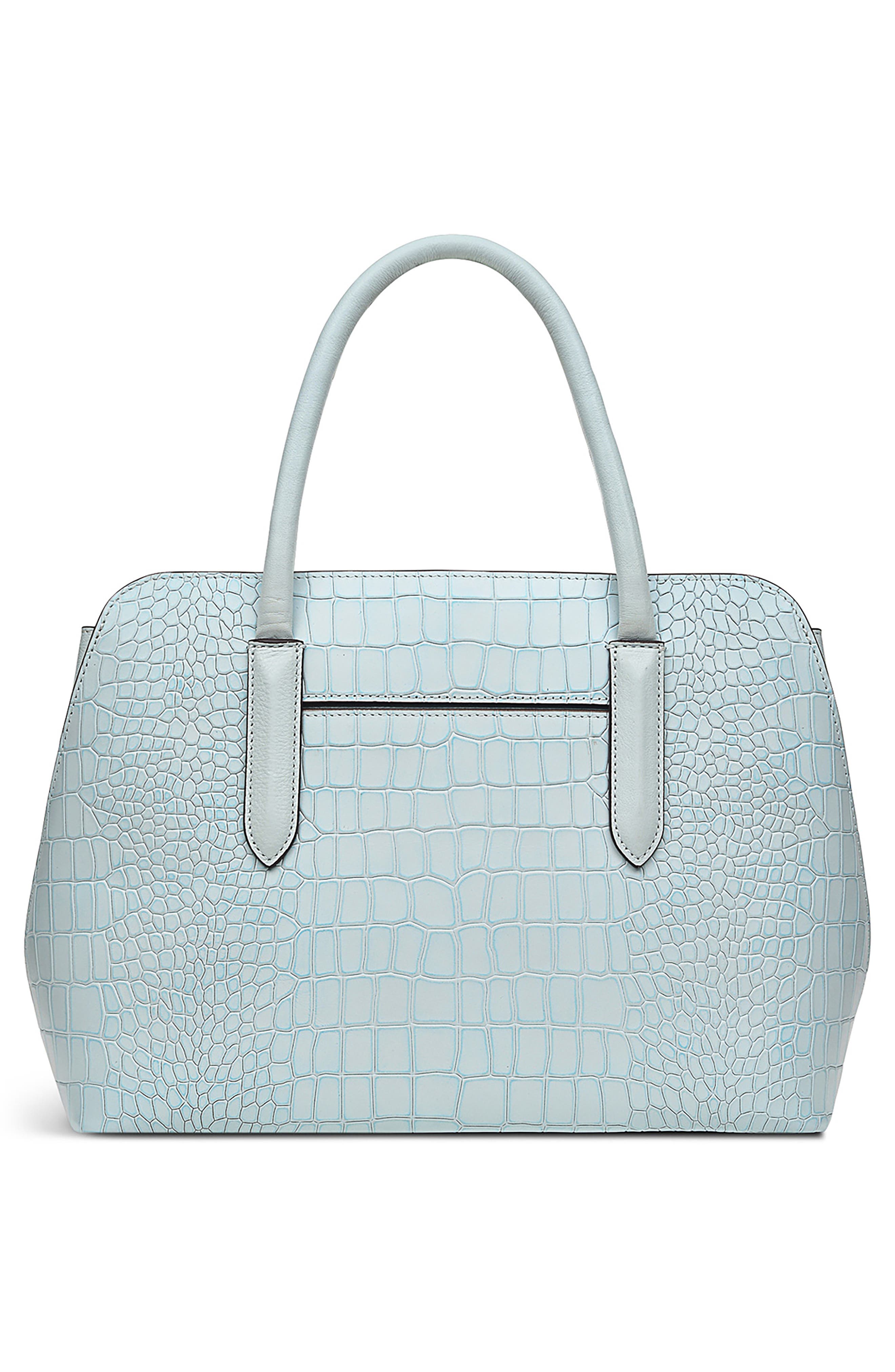 Radley Liverpool Street 2.0 Medium Croc Embossed Crossbody Bag, Alternate, color, 