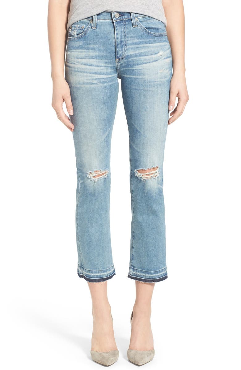 AG 'Jodi' Released Hem Crop Slim Flare Jeans, Main, color,