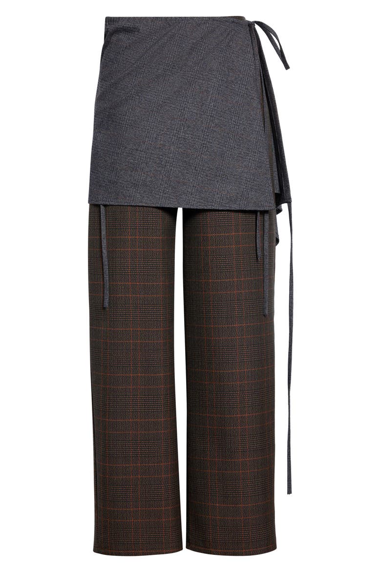 Waterlily Wrap Wide Leg Pants, Alternate, color, STONE AND AMBER