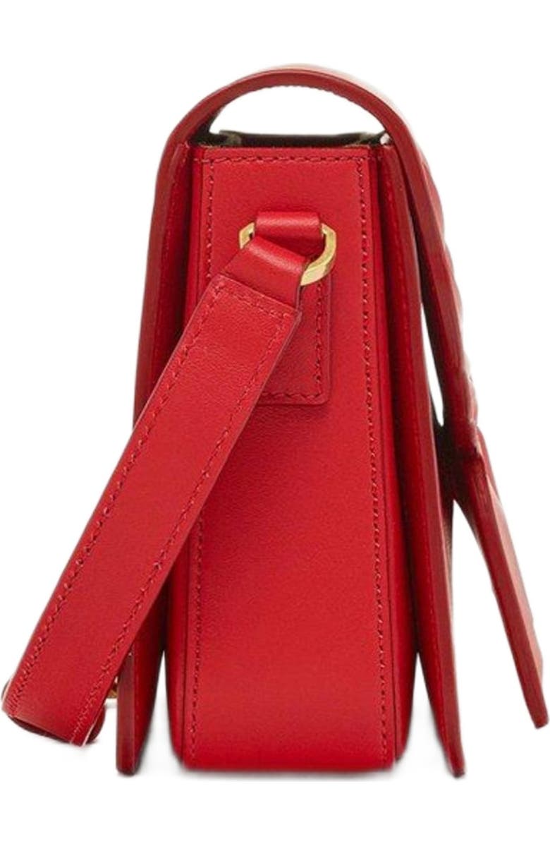 MCM Himmel Laurel Crossbody in Calf Leather, Alternate, color, Candy Red