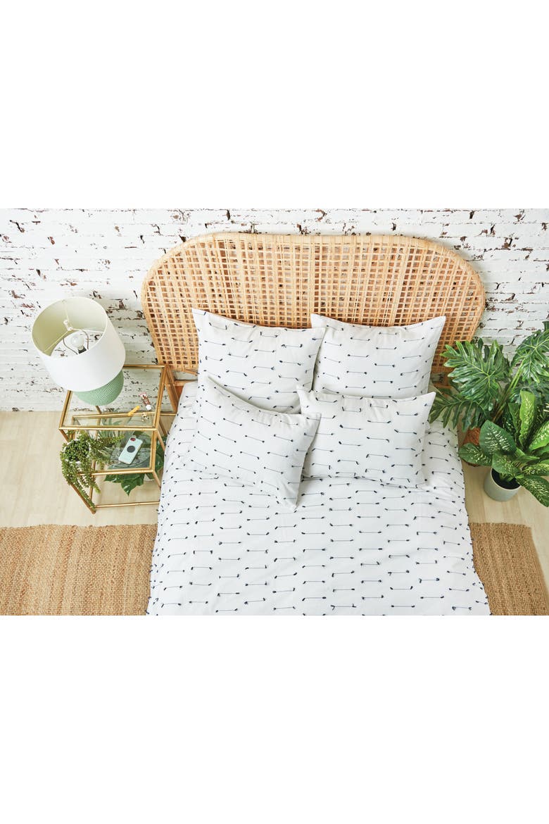 Mel King Duvet Cover, Alternate, color, White