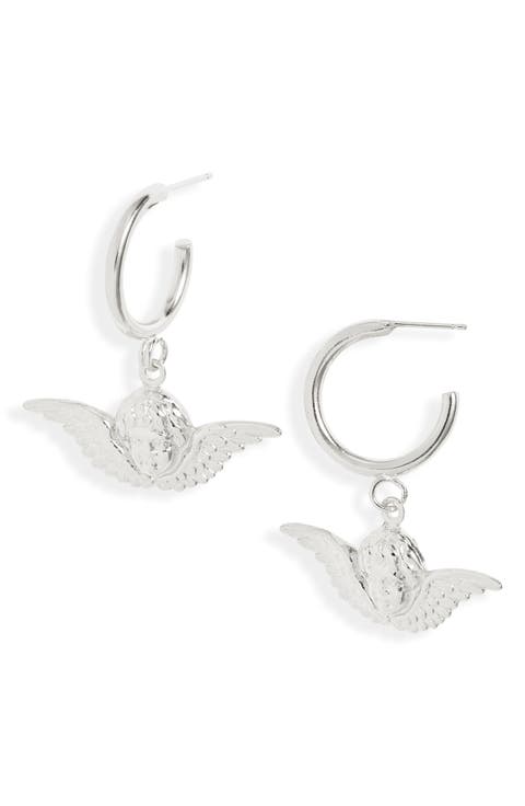 Angel Hoop Earrings