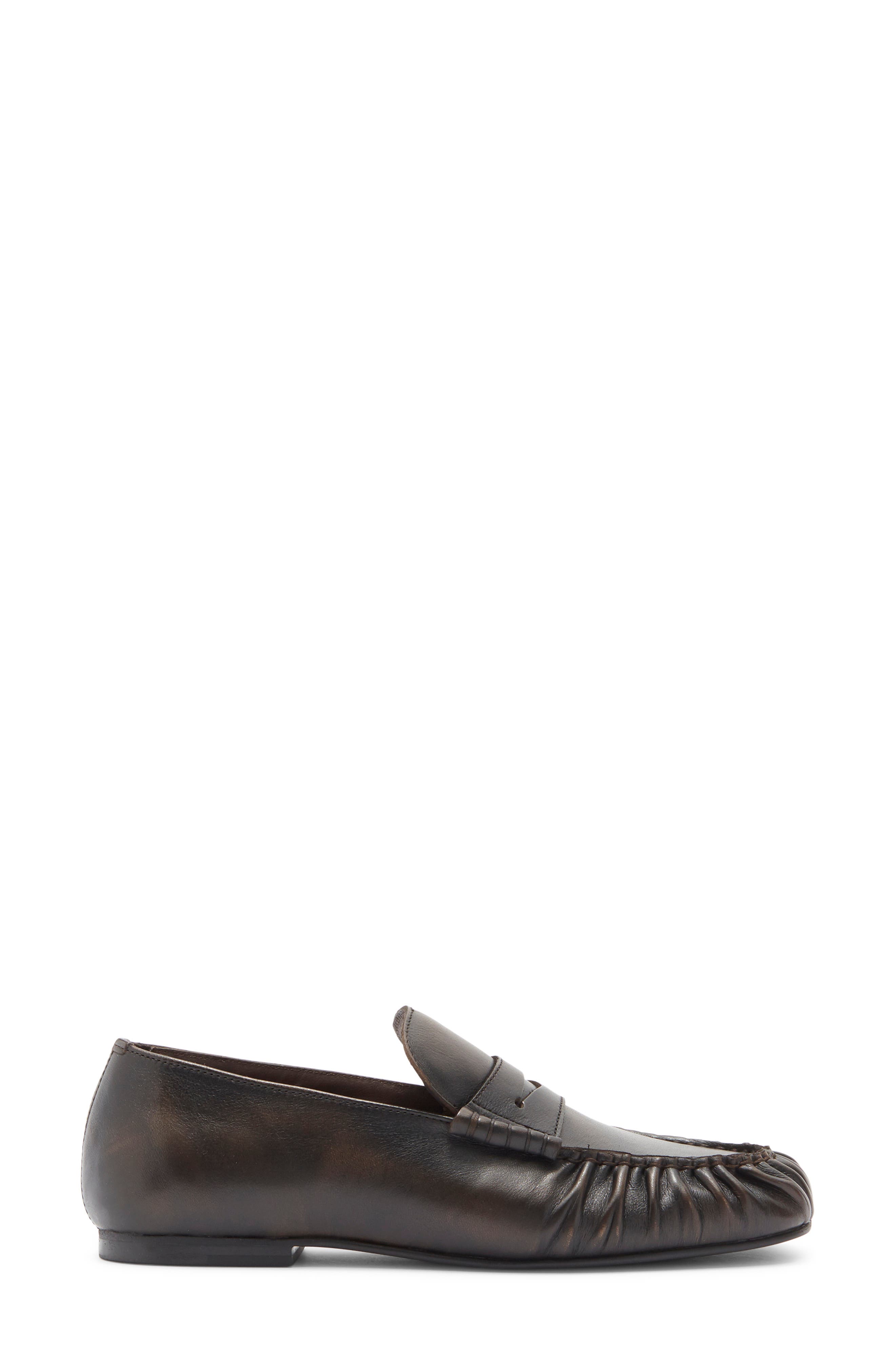 ALOHAS Aven Penny Loafer, Alternate, color, Vintage Effect Brown