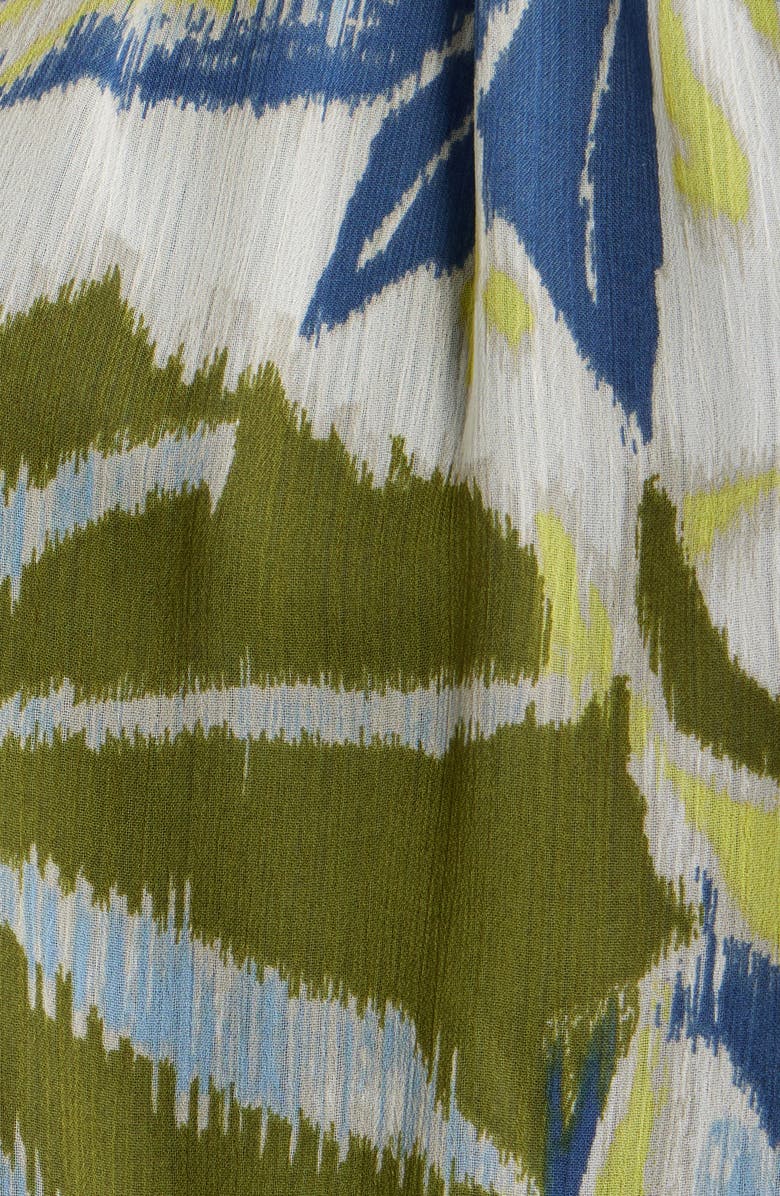 CeCe Floral Chain Neck Maxi Dress, Alternate, color, Cream Multi