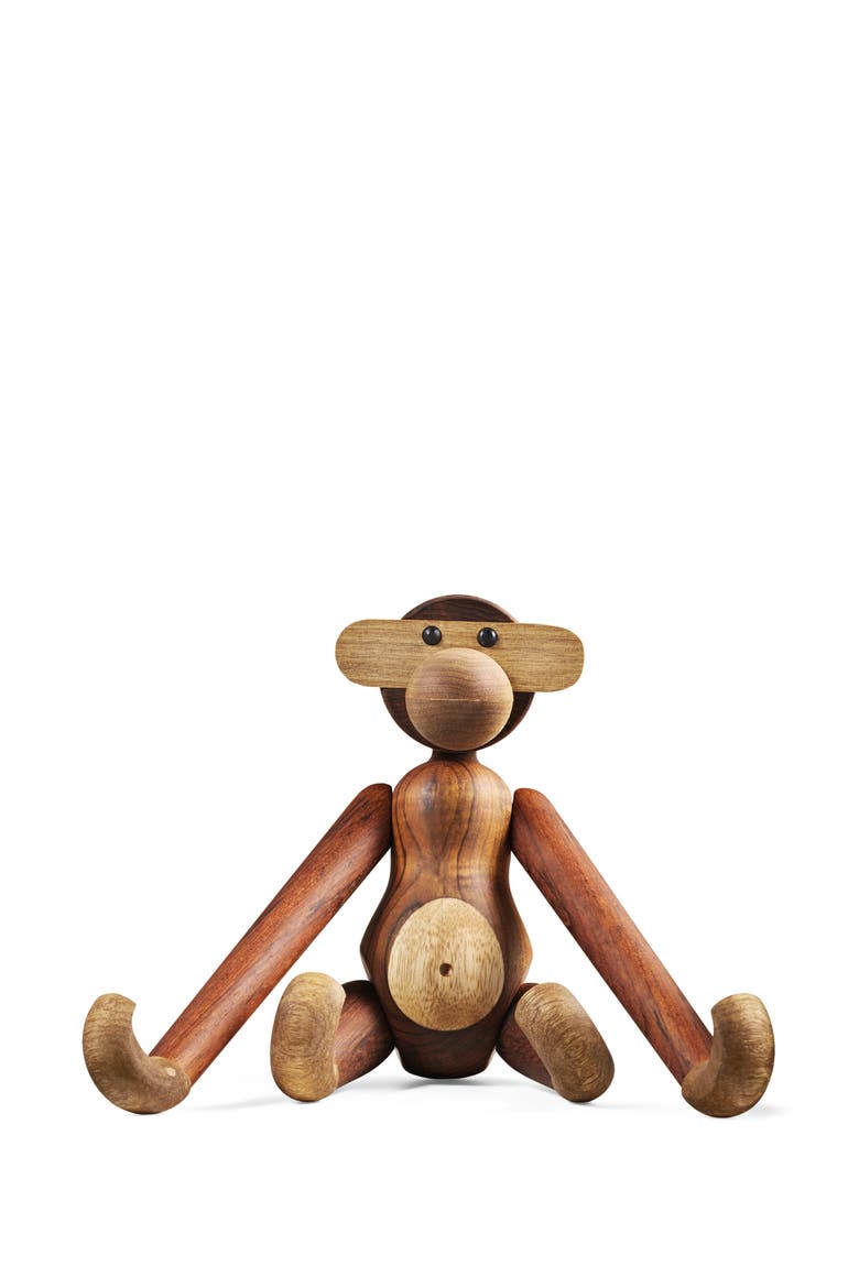 Kay Bojesen Monkey Medium, Main, color, Teak/Limba
