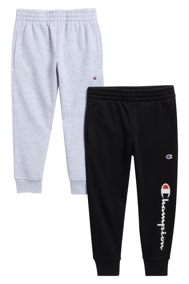 Kids' 2-Pack Joggers, Main, color, BLACK ONYX
