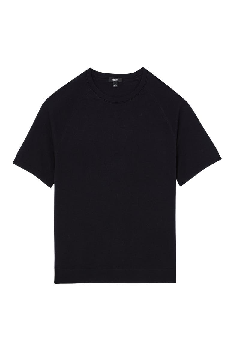 Brook Merino Wool T-Shirt, Alternate, color, NAVY