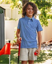 Lands' End Boys Short Sleeve Performance Polo