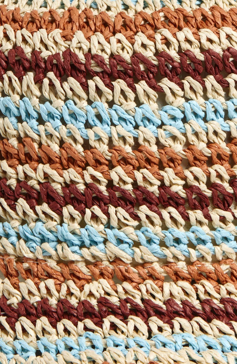 Treasure & Bond Stripe Crochet Bucket Hat, Alternate, color, 