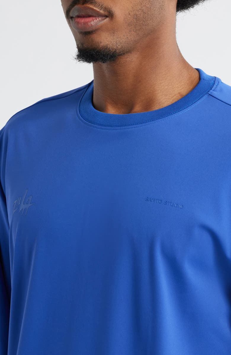 SANTO STUDIO Blake Snell Tempo Lite Sweatshirt, Alternate, color, Recovery Blue