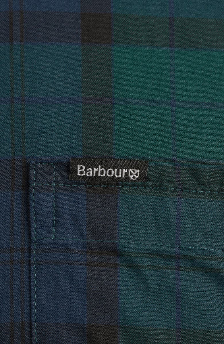 Barbour Wetherham Tailored Fit Plaid Flannel Button-Down Shirt, Alternate, color,