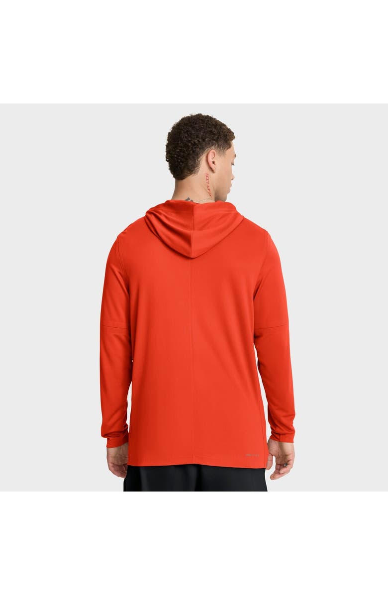 Nike Men's Nike Orange Auburn Tigers 2025 Sideline Dri-FIT Long Sleeve Hoodie T-Shirt, Alternate, color, 