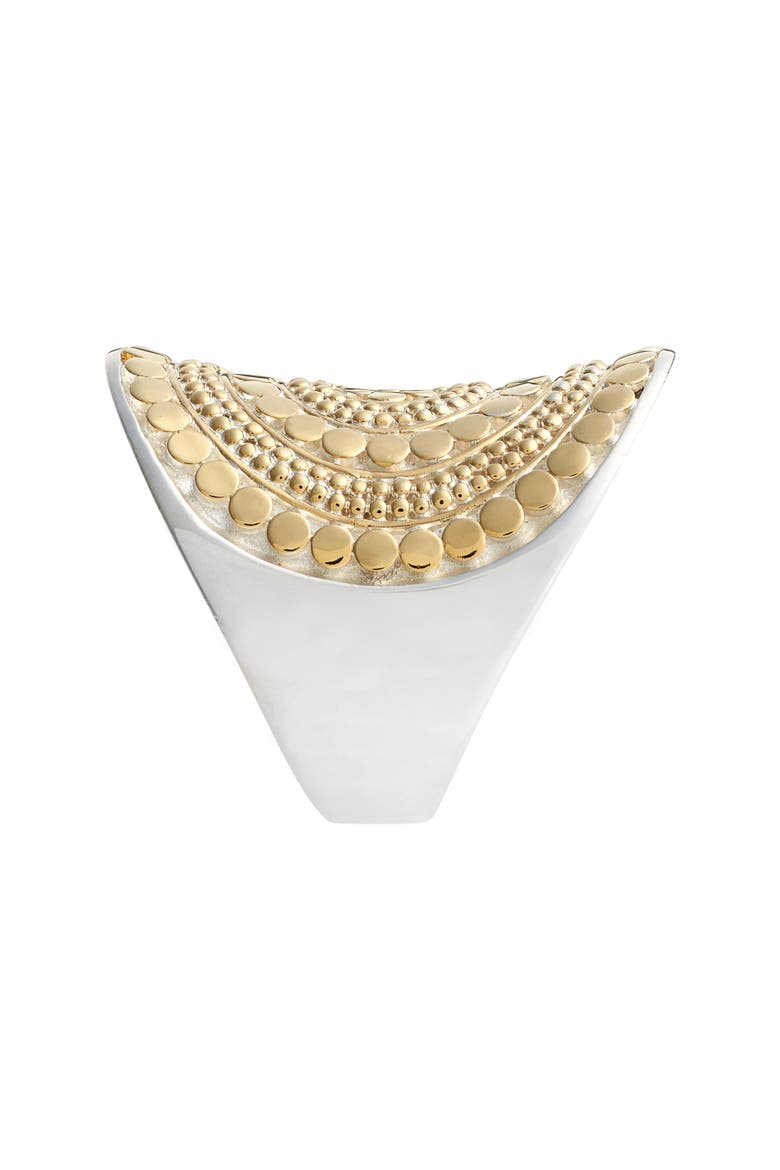 Classic Saddle Ring, Alternate, color, GOLD