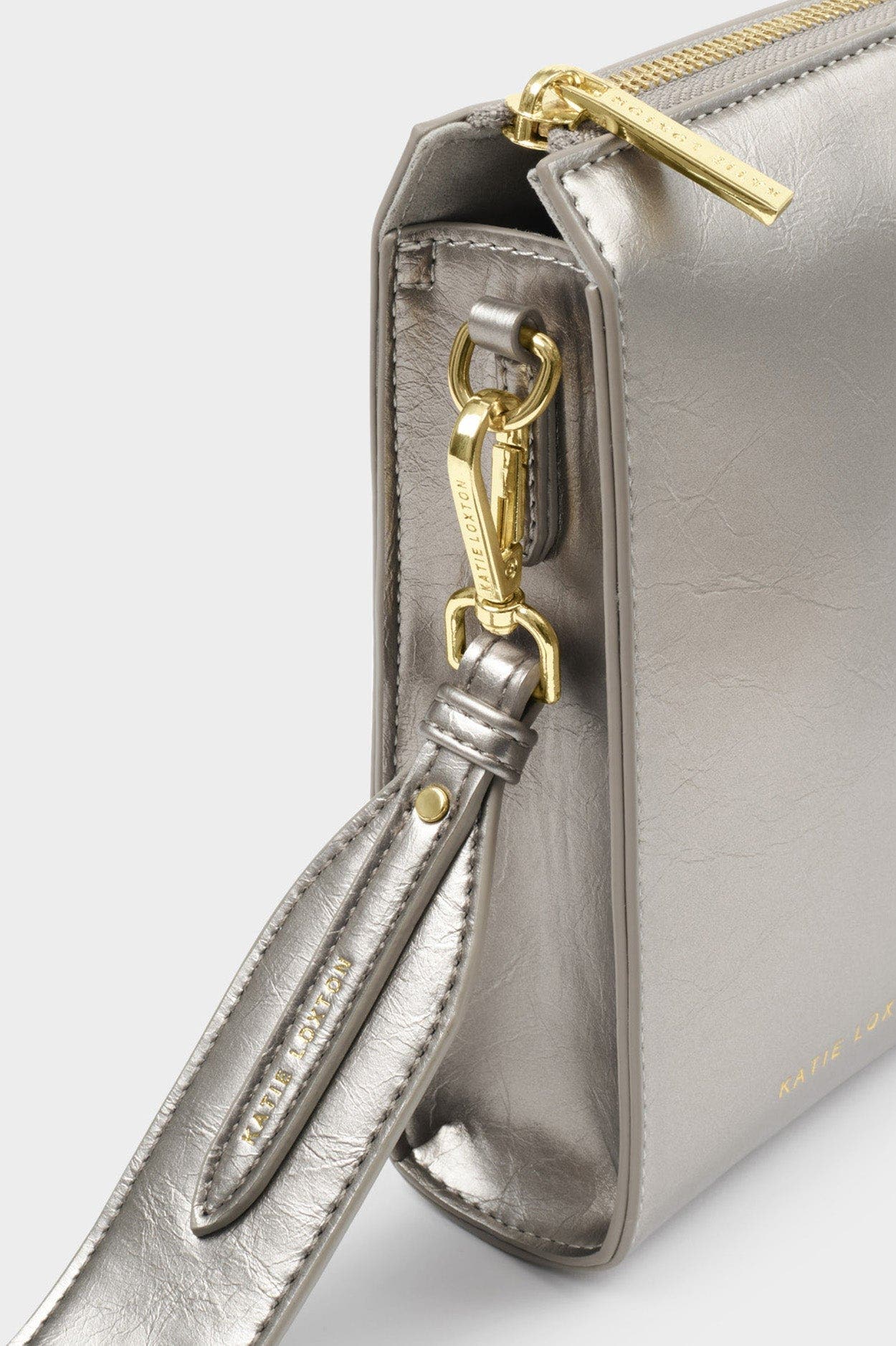 Katie Loxton Avery Slim Crossbody Bag, Alternate, color, Pewter