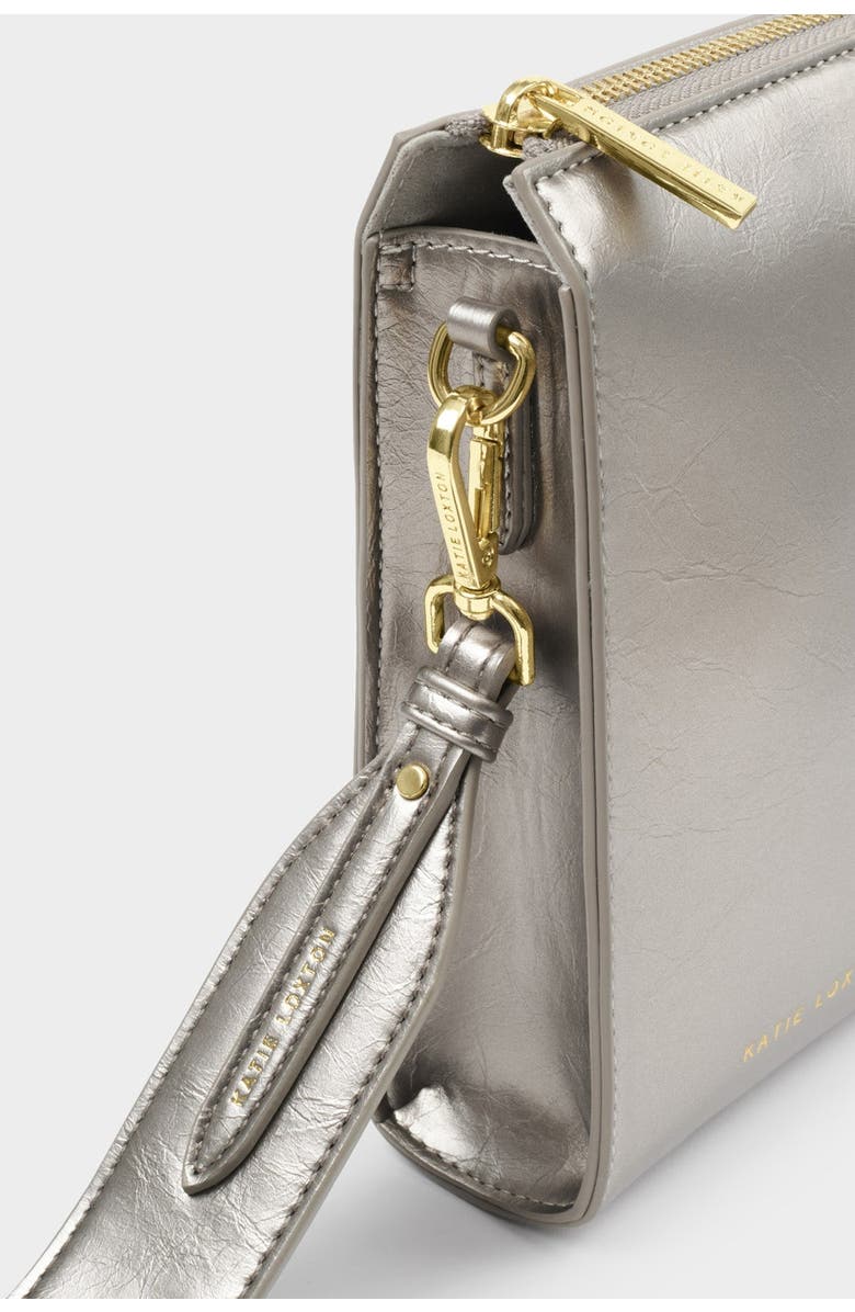 Katie Loxton Avery Slim Crossbody Bag, Alternate, color, Pewter