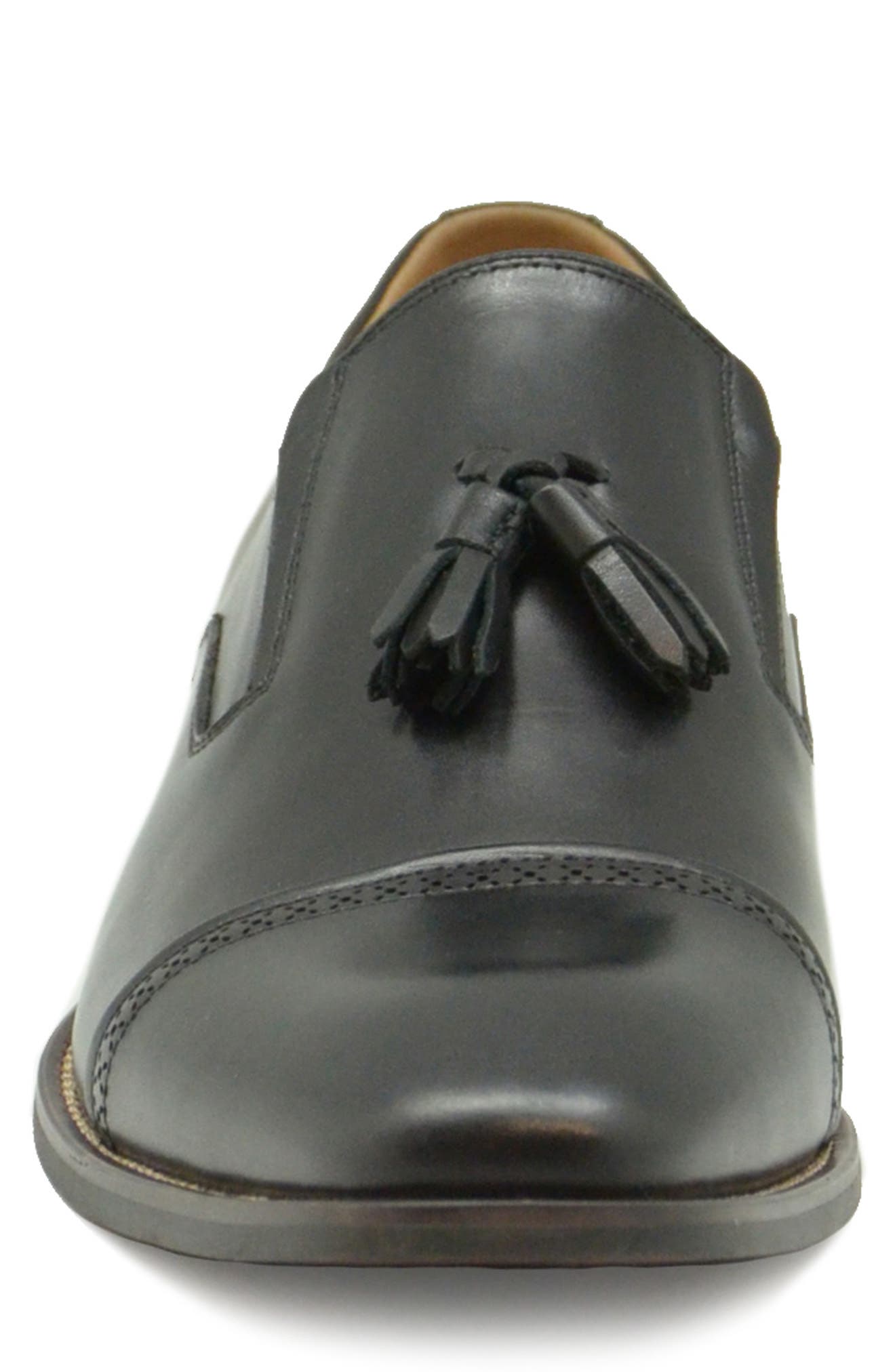 La Milano Tobias Tassel Loafer, Alternate, color, Black
