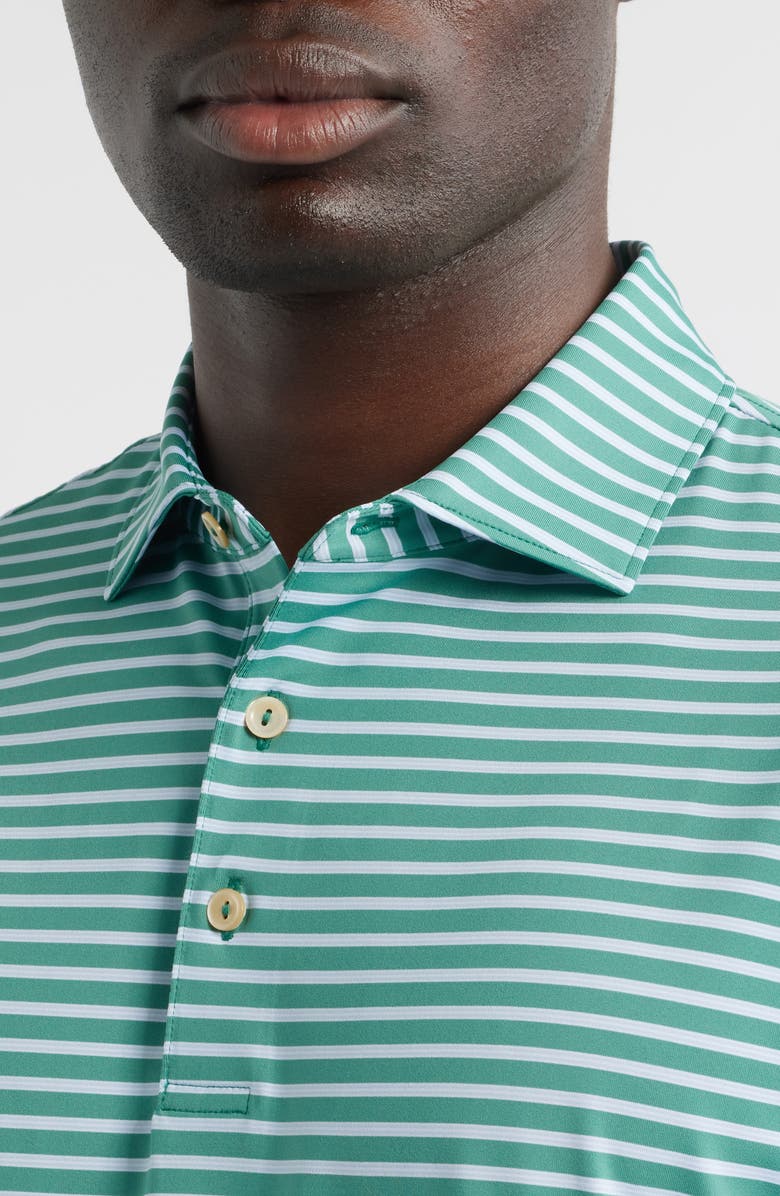 Peter Millar Ashford Performance Jersey Polo, Alternate, color, Snow Pea