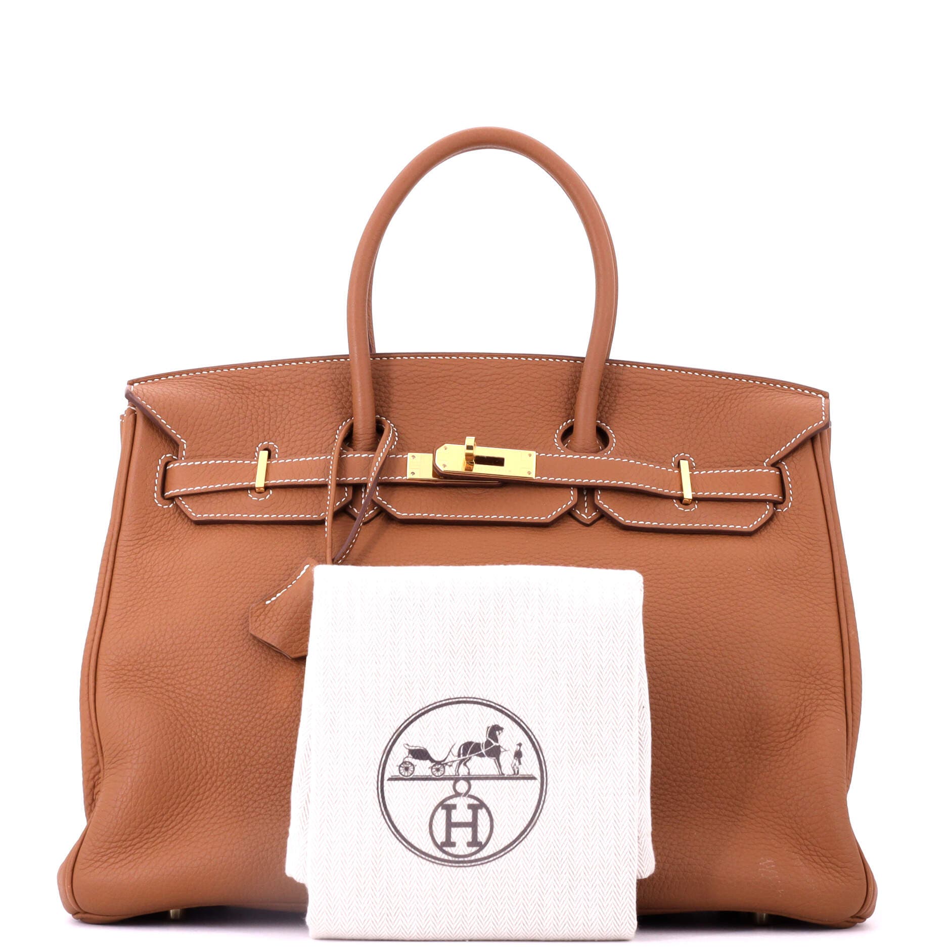 Birkin Handbag Brown Togo with Gold Hardware 35, Alternate, color, Metallic Gold