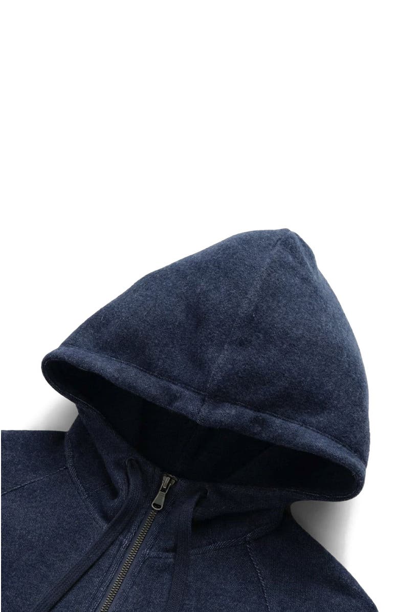 Surfside Supply Co. Danny Full-Zip Cashmist Fleece Hoodie, Alternate, color, Navy Heather
