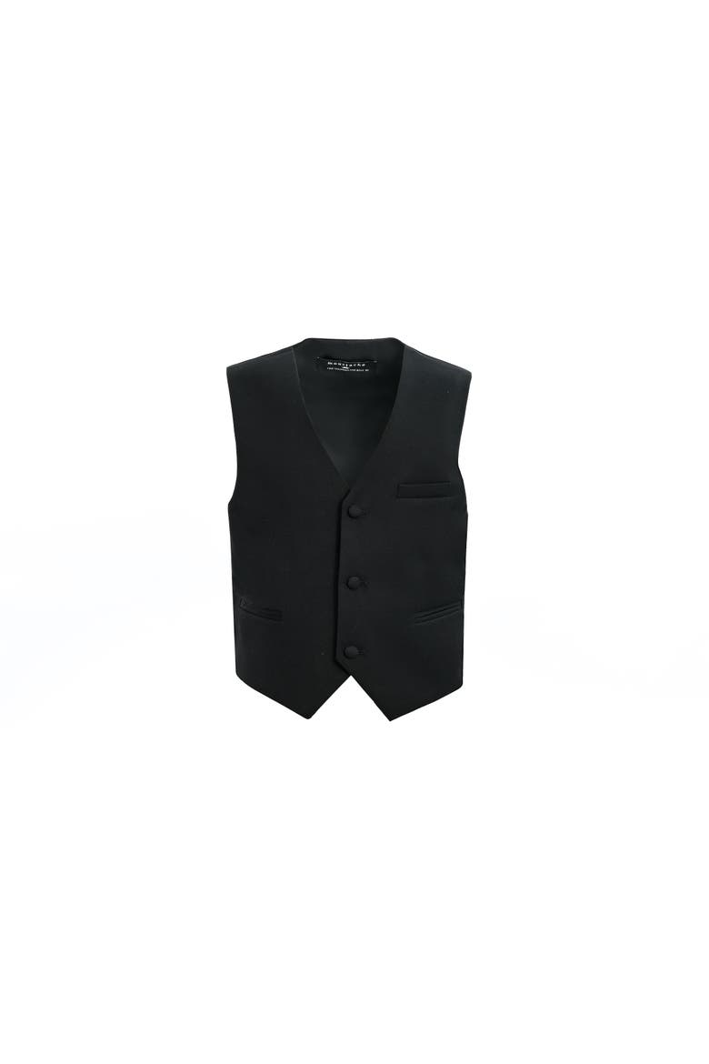 Vest & Bow Tie Set, Alternate, color, Black