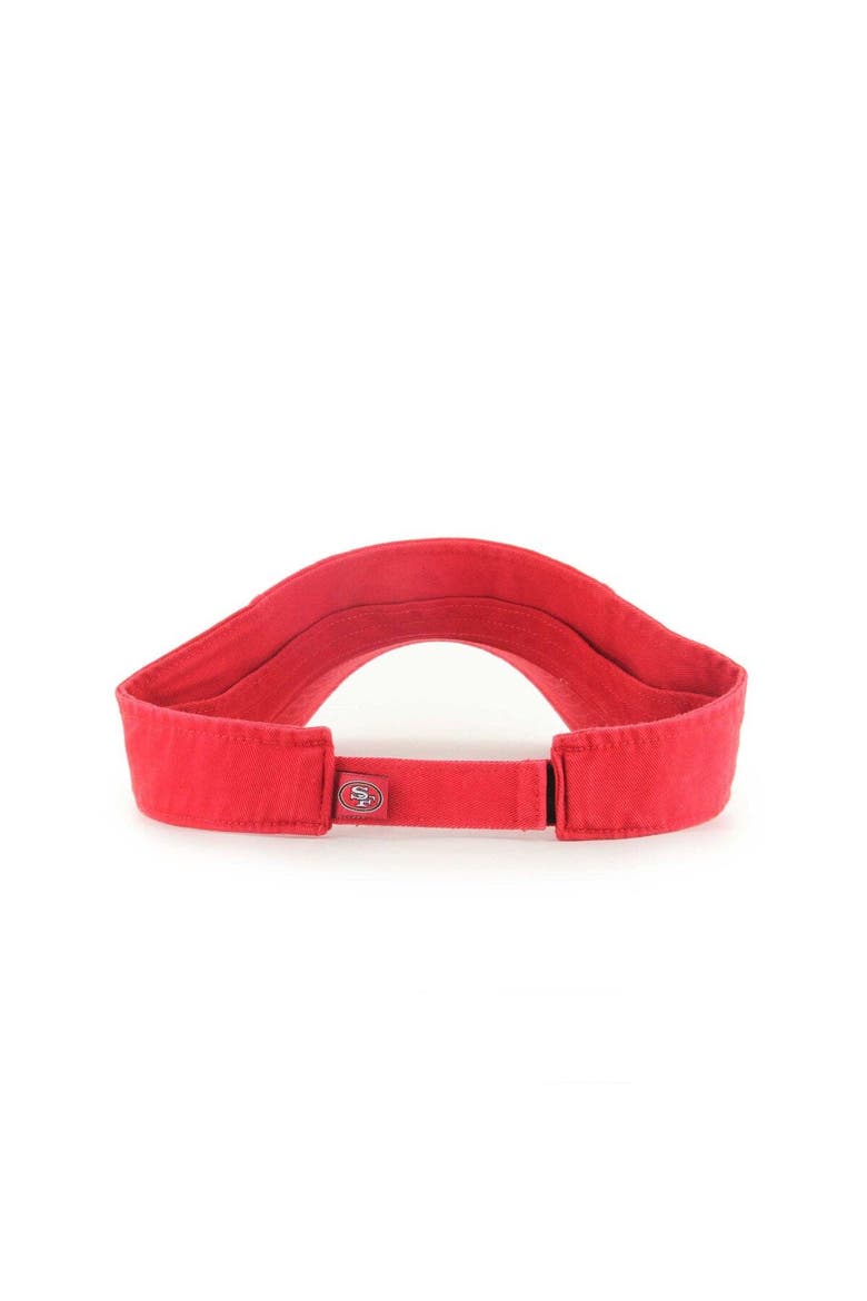 Men's '47 Scarlet San Francisco 49ers Clean Up Visor, Alternate, color, Scarlet