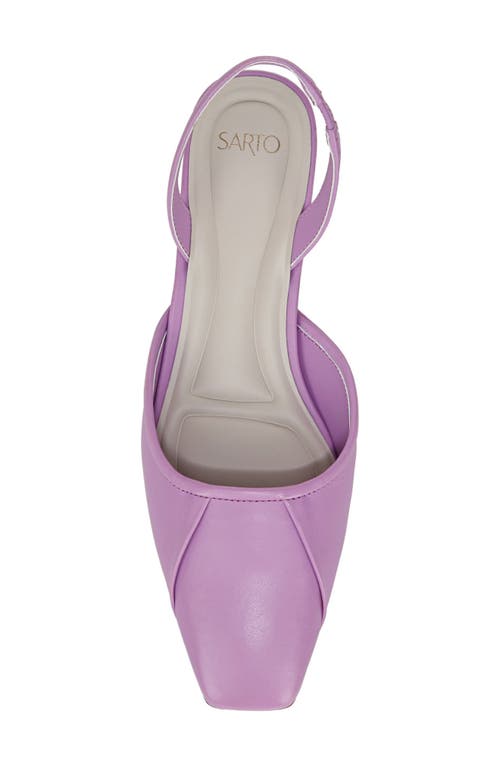 Shop Sarto By Franco Sarto Debbie Slingback Pump In Purple
