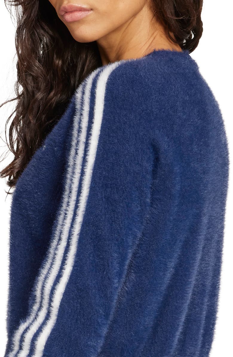 adidas Fluffy Cardigan, Alternate, color, 