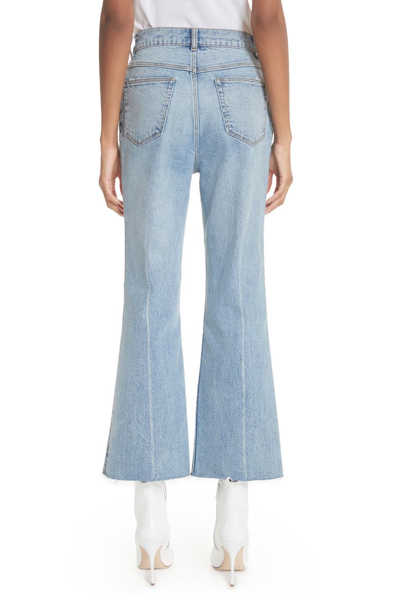Ines Kick Bootcut Jeans, Alternate, color, LEFT BANK WASH