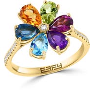 EFFY 14K Yellow Gold Garden of Gems Cocktail Ring