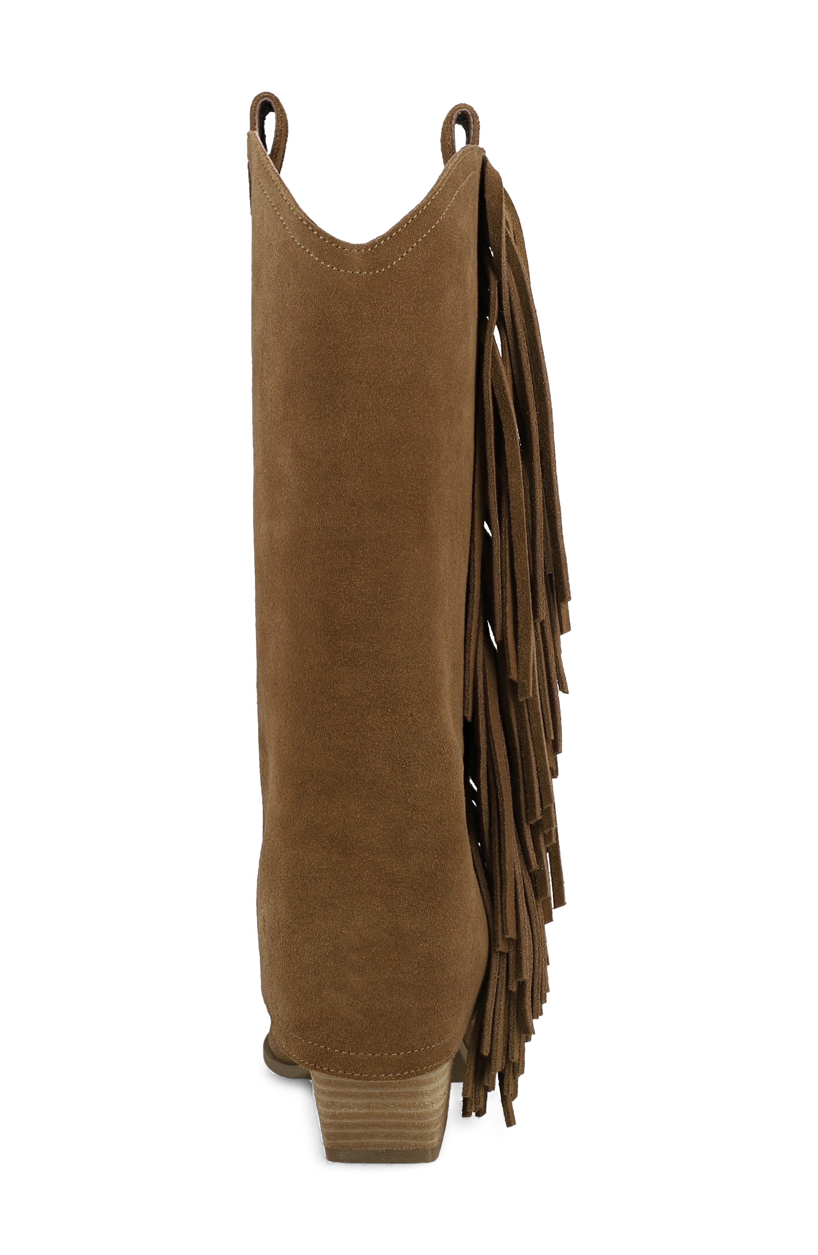 Deston Pointed Toe Western Boot, Alternate, color, TAN