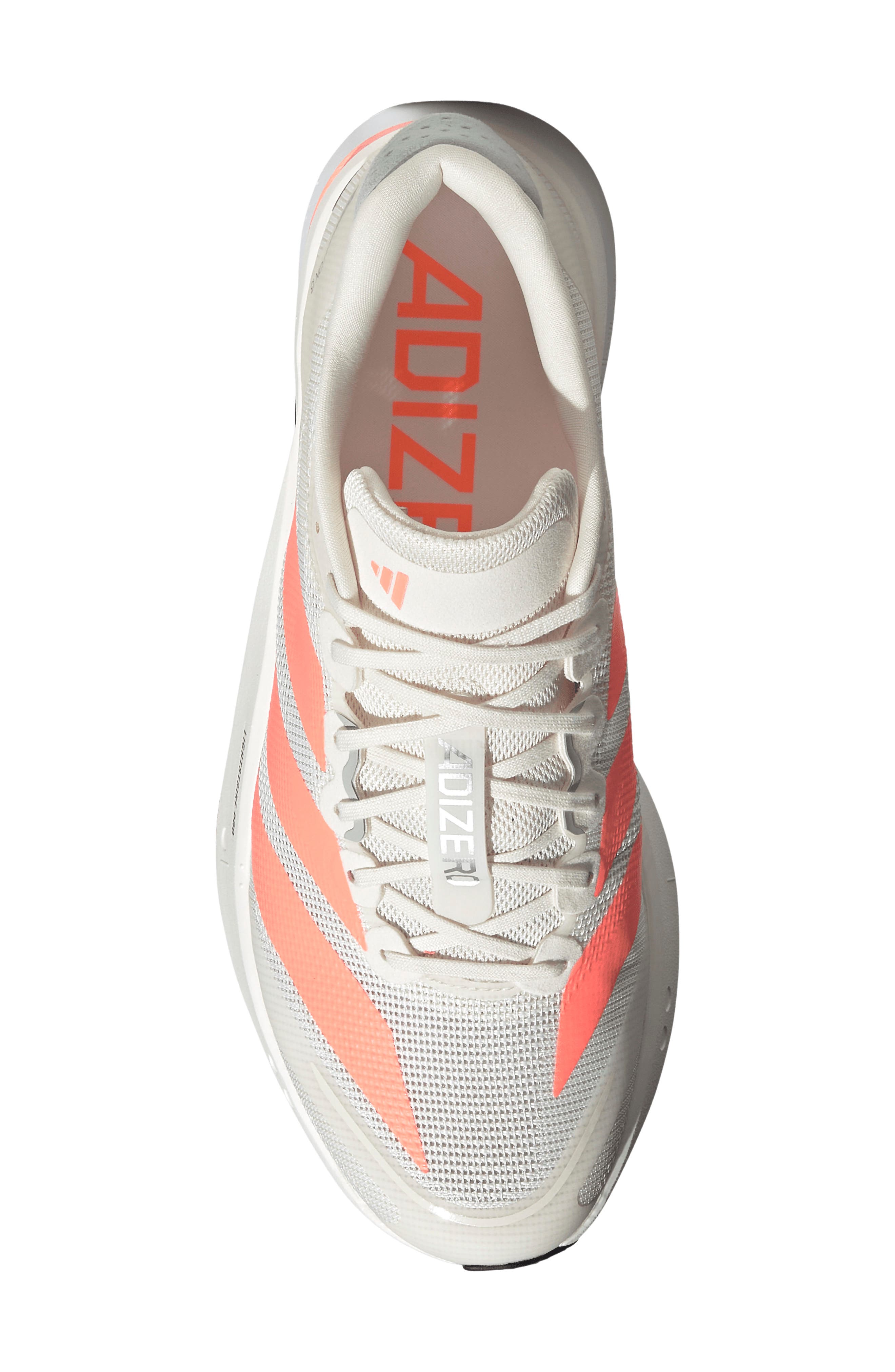 Adizero Boston 13 Running Shoe, Alternate, color, OWHITE/ LUOR/ GREY